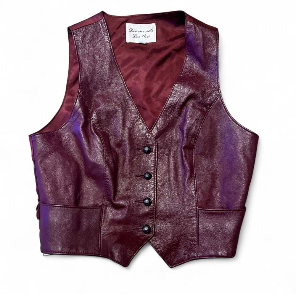 Leather vest